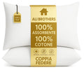 Federe Cuscino Letto 50x80 Cotone Bianco Assorbente Antisudore Antiacaro Antimuffa Copricuscini Letto Copricuscino In Cotone Federe Cuscino Certificato Oeko Tex
