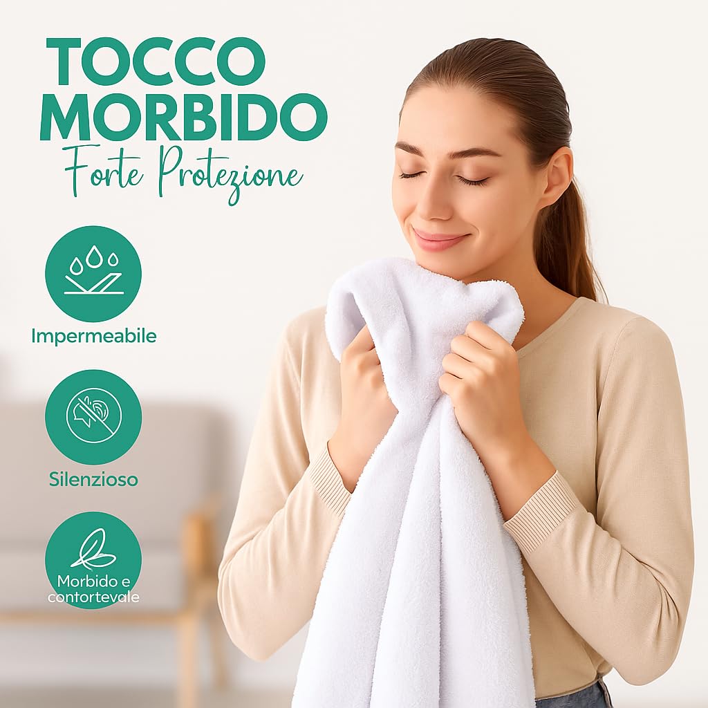 Ali Brothers Telo Doccia Grande 100x160 cm – 100% Cotone Morbido e Assorbente – Asciugamano Bagno Unisex – Lavabile, Spugna Alta Qualità, Uso Quotidiano o Spa