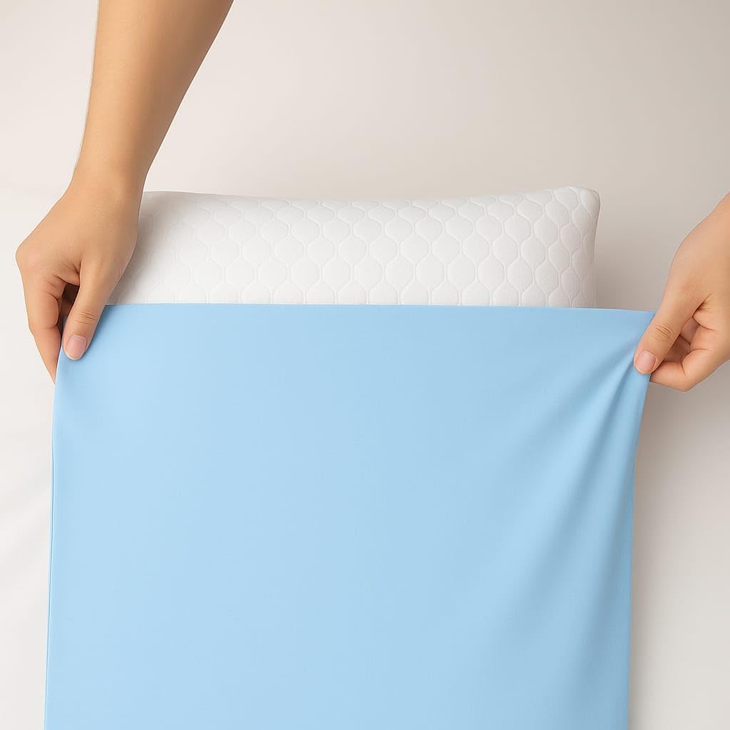 Set 2 Federe Cuscino 50x80 cm – 100% Cotone Morbido e Traspirante – Antipiega, Antiacaro, Lavabili – Naturale per Letto Singolo o Matrimoniale"