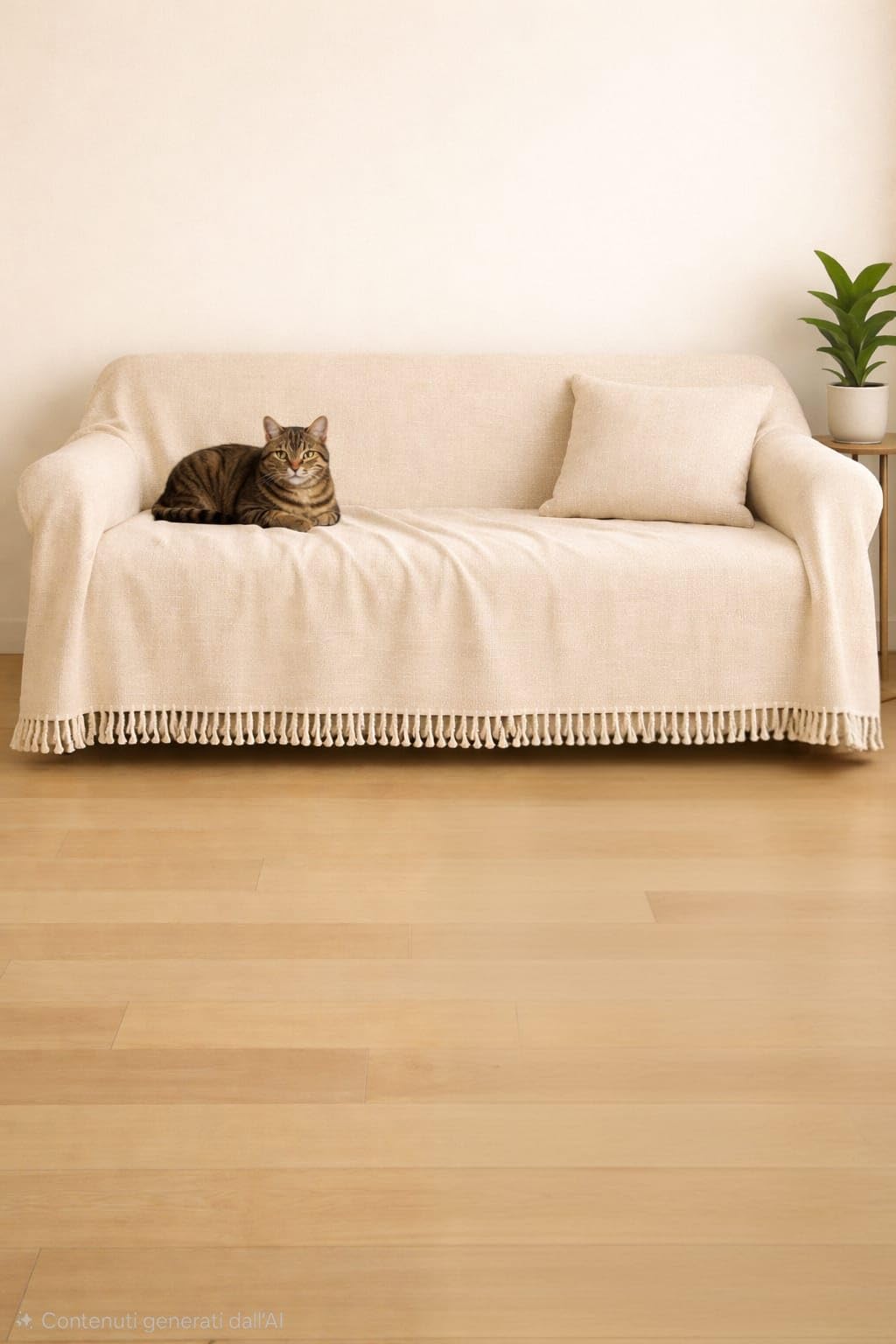 Telo Copritutto 100% Cotone Made in India 210x240 cm + Frange 7 cm – Copridivano Universale, Copriletto Matrimoniale, Coprimuro Boho, Telo Parete, Coperta Estiva Leggera, Telo Arredo Multiuso