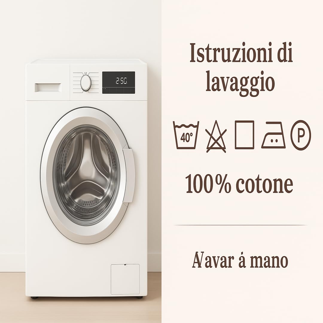 Set 2 Federe Cuscino 50x80 cm – 100% Cotone Morbido e Traspirante – Antipiega, Antiacaro, Lavabili – Naturale per Letto Singolo o Matrimoniale"