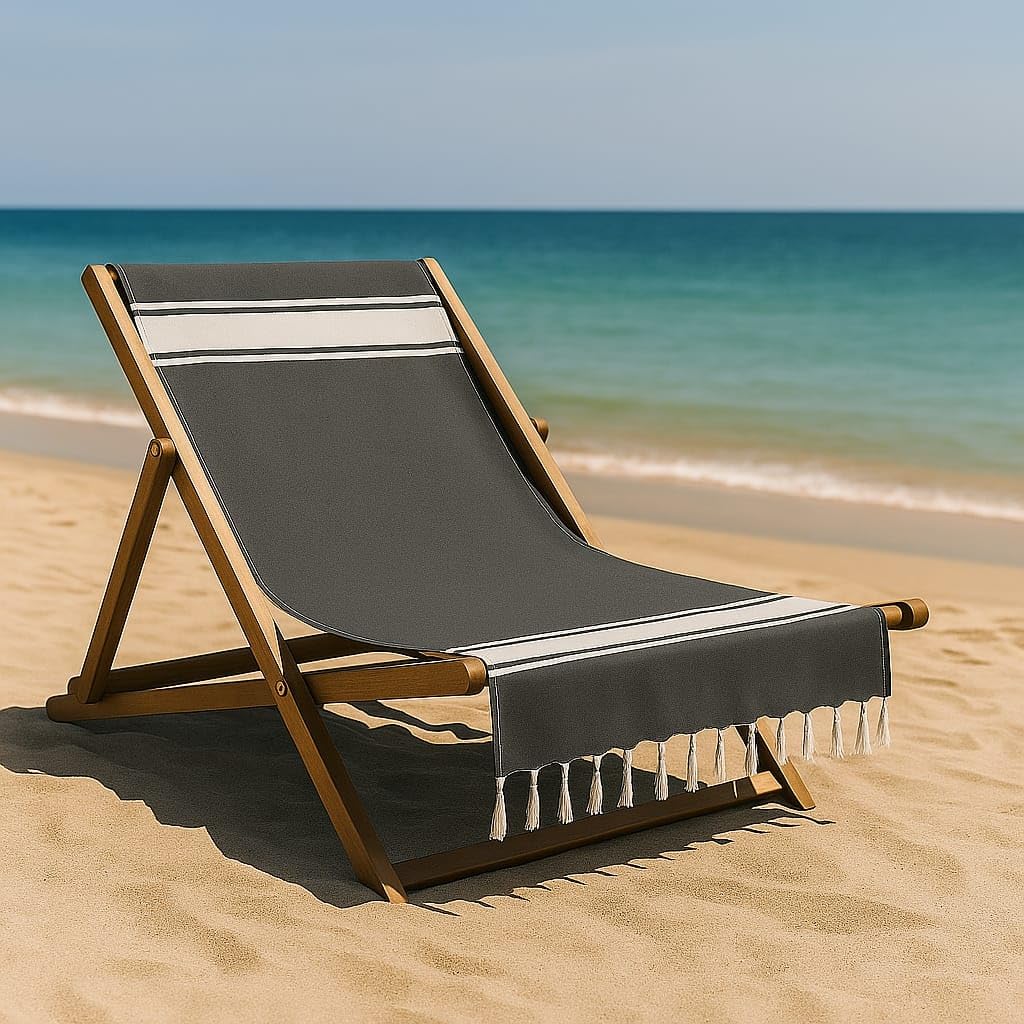 Ali Brothers Telo Mare Grande 90x170cm 100% Cotone – Asciugamano da Spiaggia con Frange – Antisabbia, Leggero, Assorbente e Compatto – Fouta per Hammam, Sauna, Viaggio, Piscina, Yoga, Campeggio,