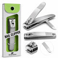 Tagliaunghie Professionale in Acciaio Inox- con lime per unghie integrate, tagliaunghia in acciaio inossidabile resistente per unghie spesse, affilato per uomini e donne