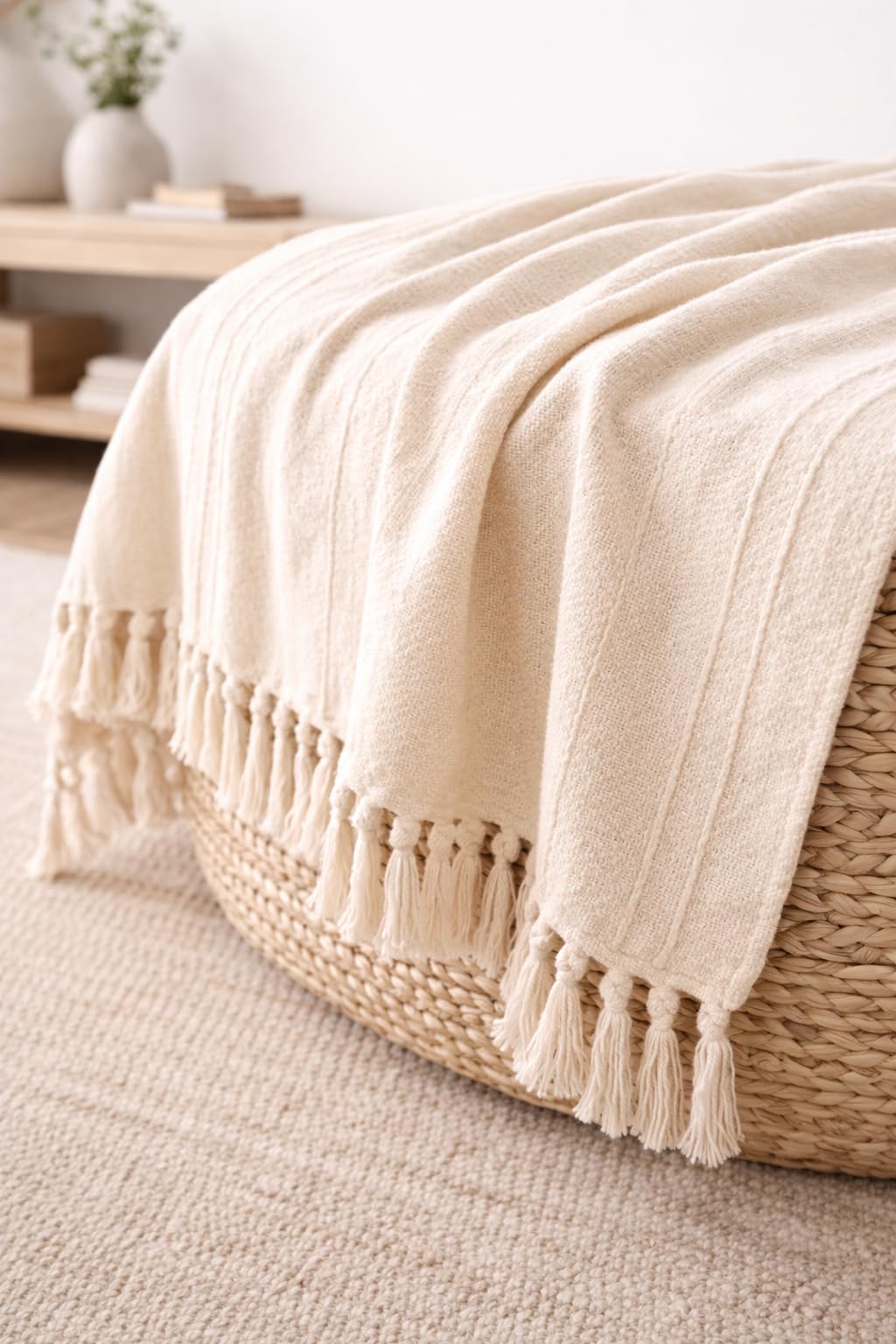 Telo Copritutto 100% Cotone Made in India 210x240 cm + Frange 7 cm – Copridivano Universale, Copriletto Matrimoniale, Coprimuro Boho, Telo Parete, Coperta Estiva Leggera, Telo Arredo Multiuso