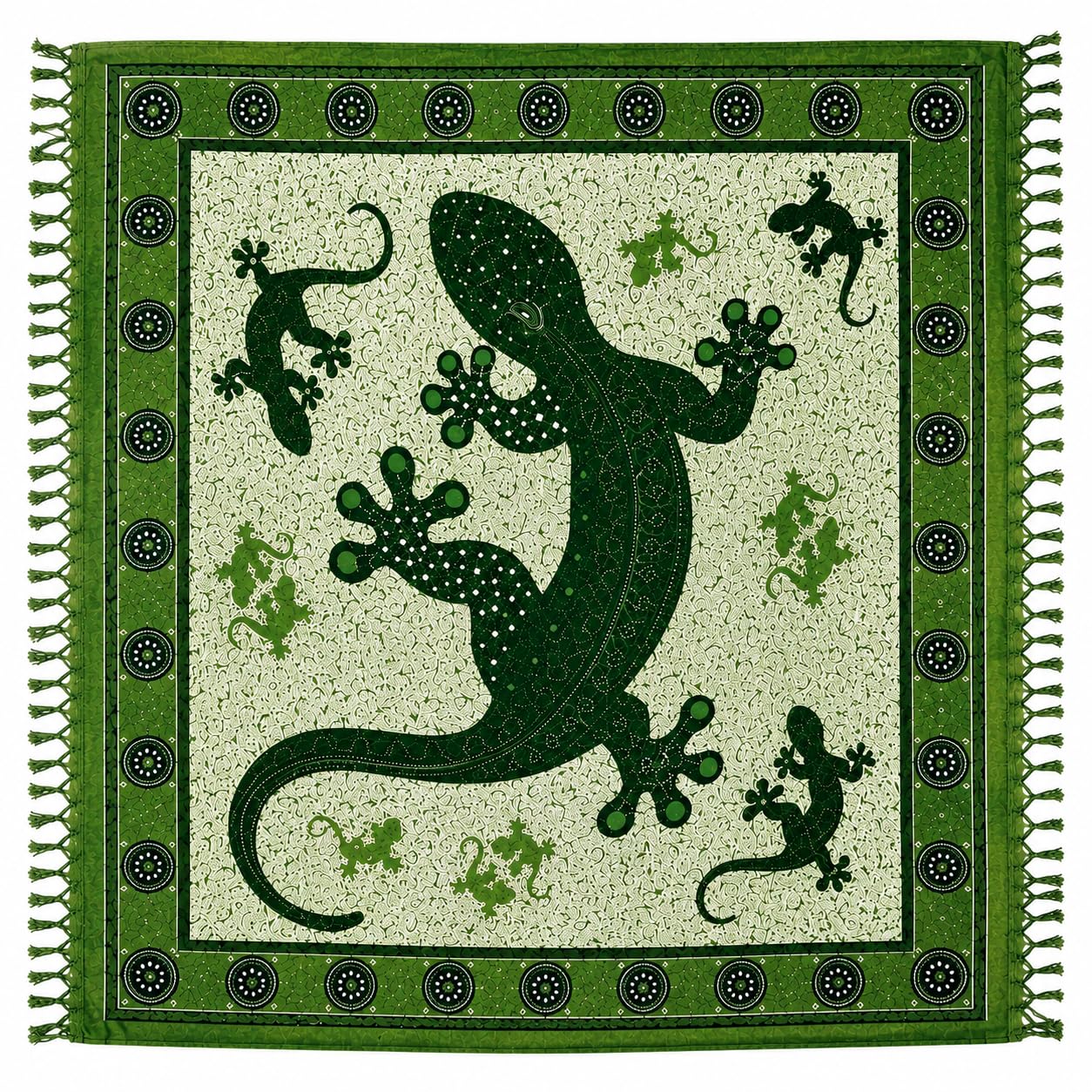 Ali Brothers Telo Copritutto Cotone Made in India 210x240 cm + Frange 7 cm – Copridivano Universale, Copriletto Matrimoniale, Coprimuro, Telo Parete, Coperta Estiva Leggera, Telo Arredo Multiuso
