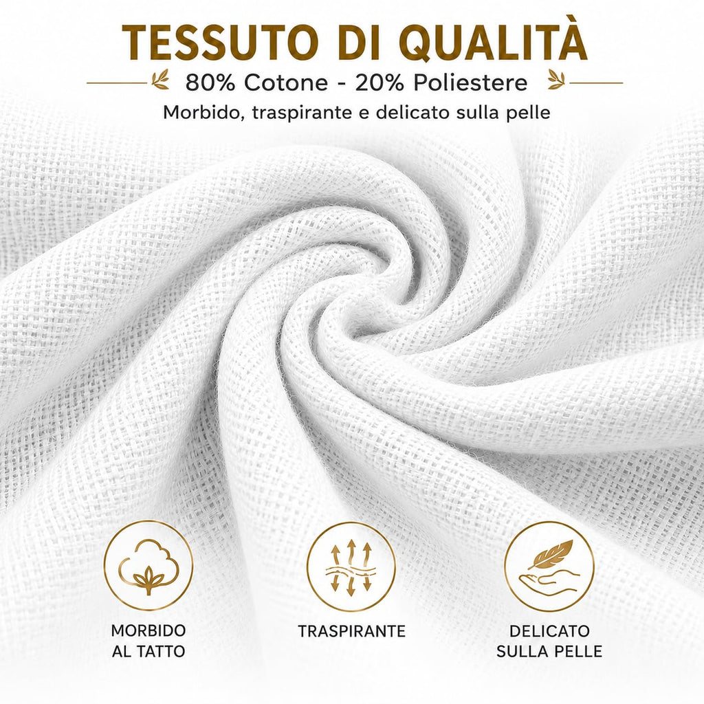 Ali Brothers Telo Copritutto Cotone Made in India 210x240 cm + Frange 7 cm – Copridivano Universale, Copriletto Matrimoniale, Coprimuro, Telo Parete, Coperta Estiva Leggera, Telo Arredo Multiuso